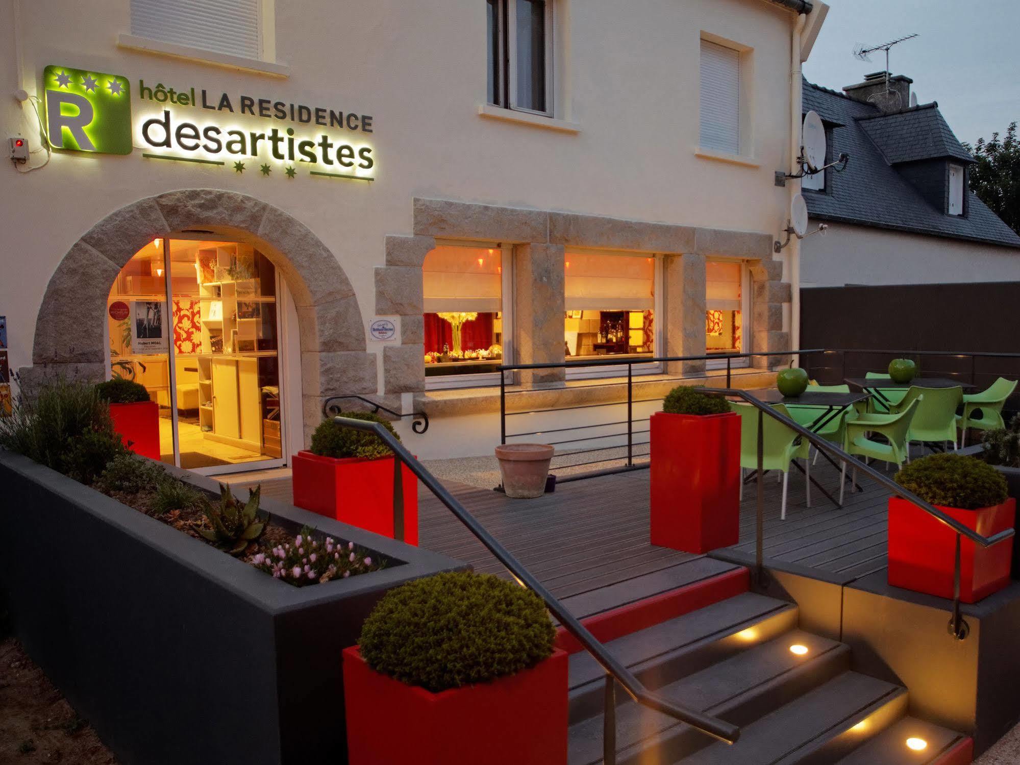 Hôtel La Résidence des Artistes Roscoff Exterior foto